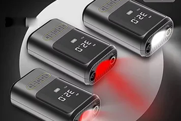 Rescue Air Pump built-in LED light for night tire inflation